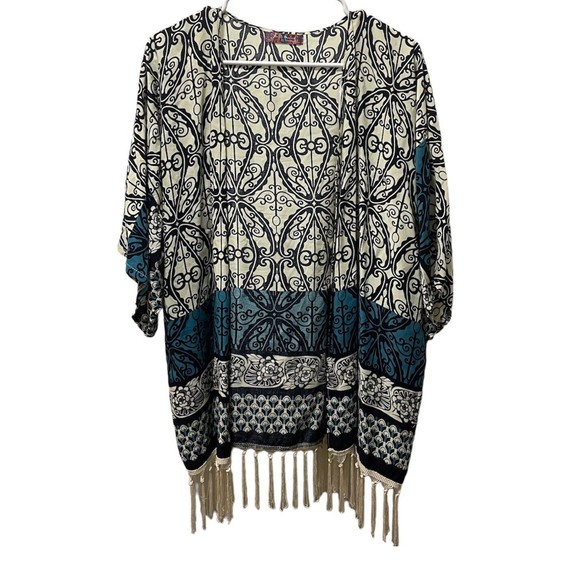 Selfie Couture By Trendology Boho Hippie Lightweight Cardigan‎ Size M/L - Picture 1 of 7
